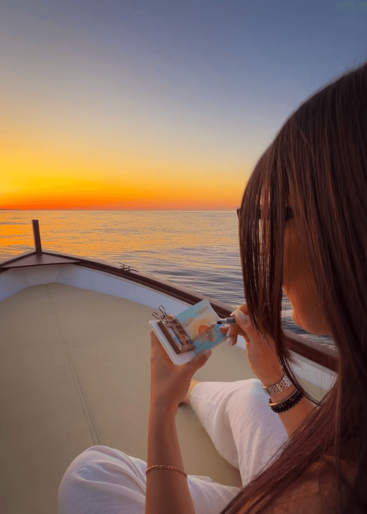 Mare ionico al tramonto
