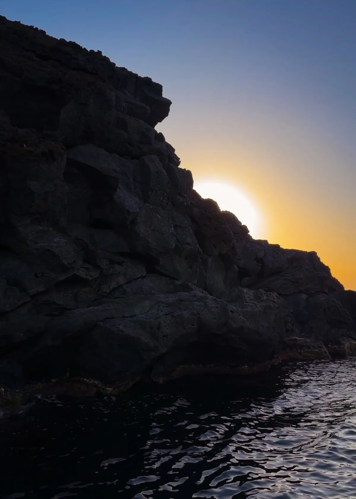 Tramonto sulla costa
